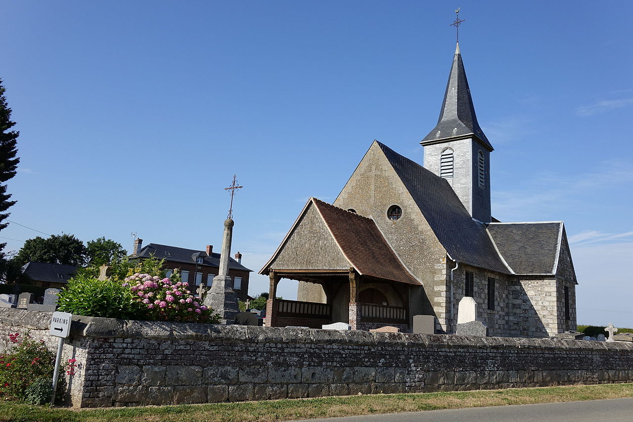 L'église Notre-Dame de Morgny-la-PommerayeLa cloche de l'église et une bannière de la vierge furent offertes - entre autres - par Franz et son épouse en Septembre 1889.
Voir l'article paru dans La Semaine religieuse du diocèse de Rouen.
